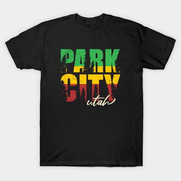 Park City Utah T-Shirt by Zen Cosmos Official